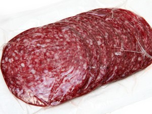 Salami, slices